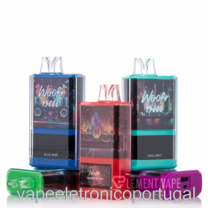 Vape Eletrônico Woofr 15000 Descartável Triple Berry
